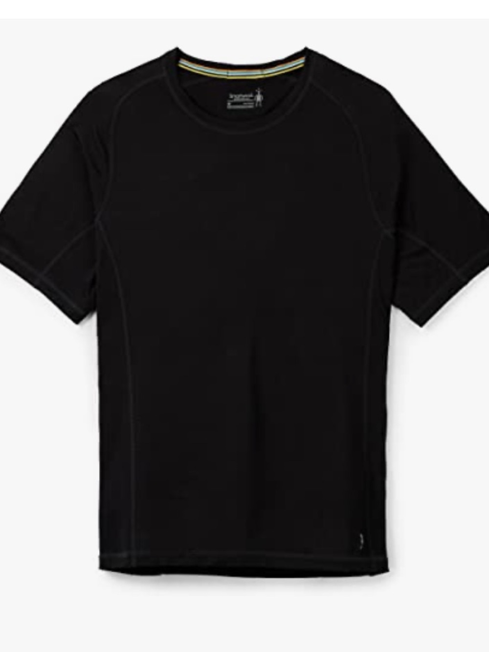Smartwool Men's Short Sleeve Crew Tee - Black Wool Size L